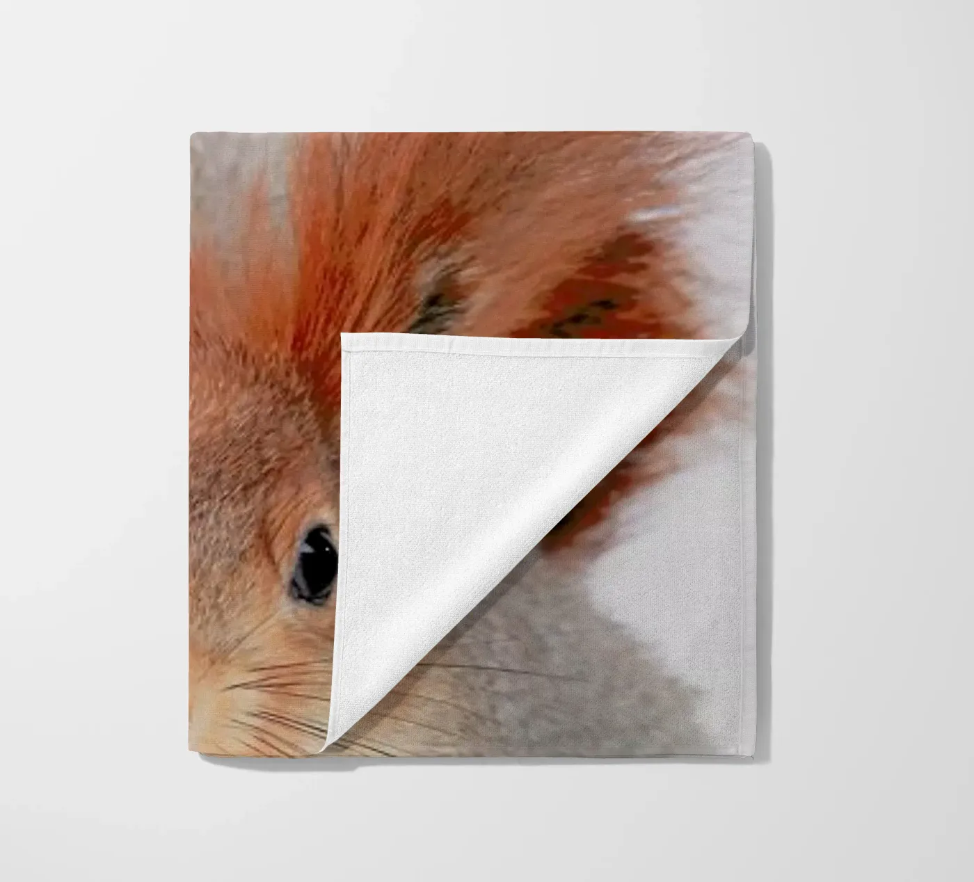 Red Squirrel beach towel by Paws & Claws