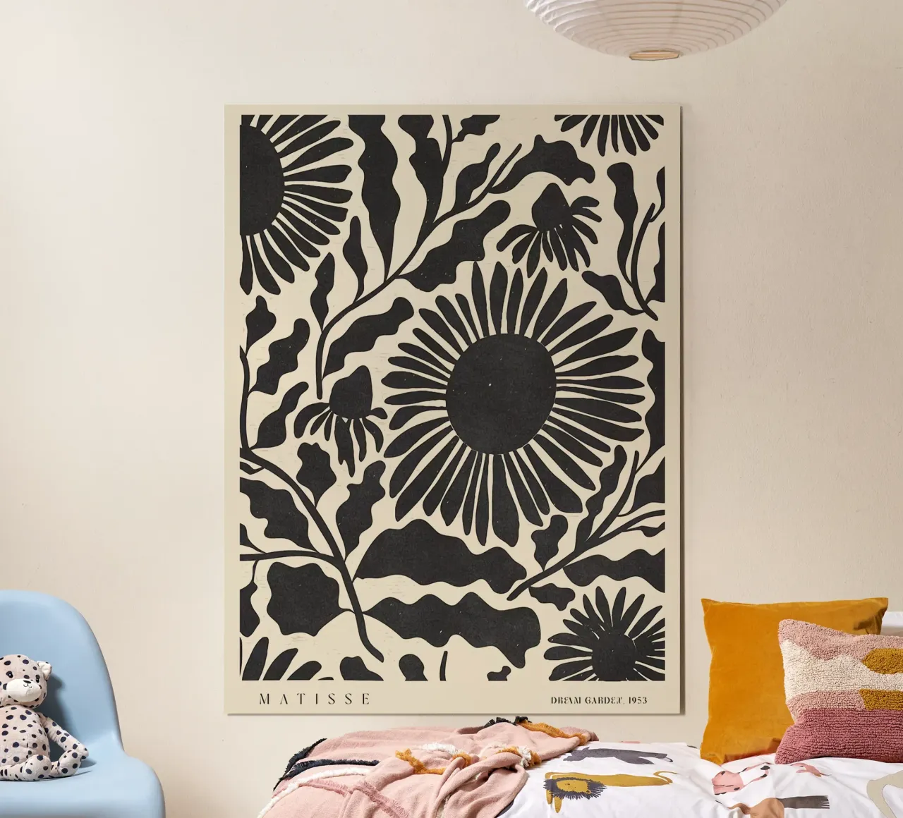 Il giardino dei sogni di Matisse 1953 poster con telaio in plastica da Kunzeworld