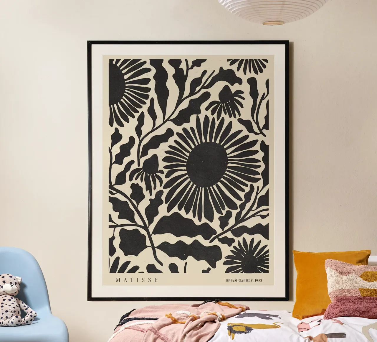Il giardino dei sogni di Matisse 1953 poster con telaio in plastica da Kunzeworld