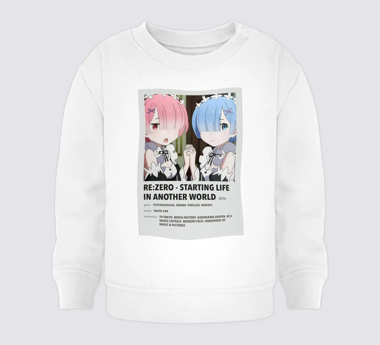 RE ZERO - STARTING LIFE IN ANOTHER WORLD  2016 felpa neonato da Totoya