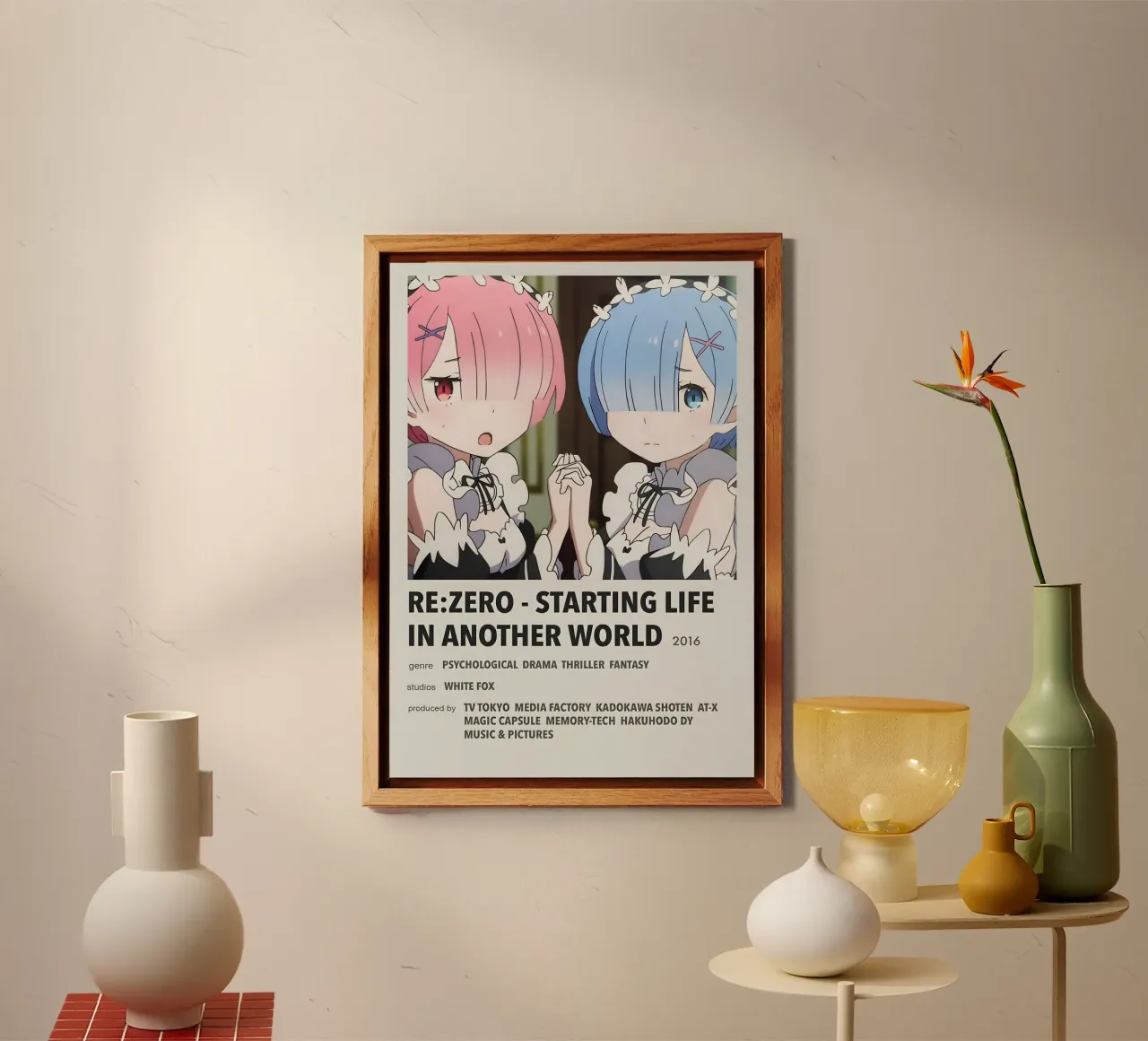 RE ZERO - STARTING LIFE IN ANOTHER WORLD  2016 alluminio dibond da Totoya