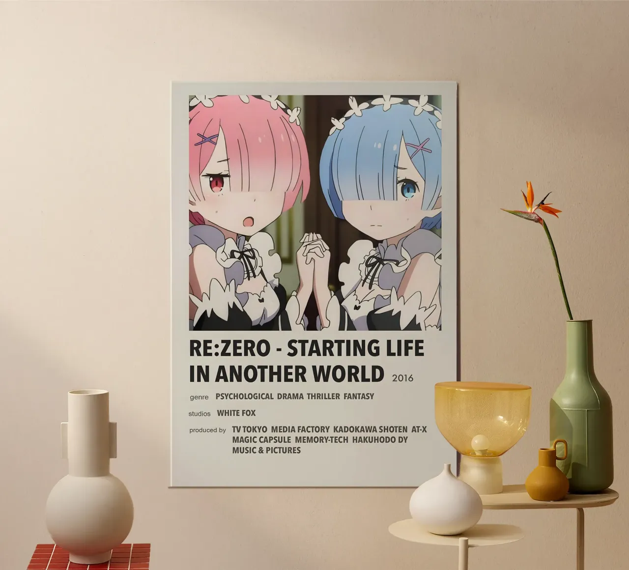 RE ZERO - STARTING LIFE IN ANOTHER WORLD  2016 alluminio dibond da Totoya