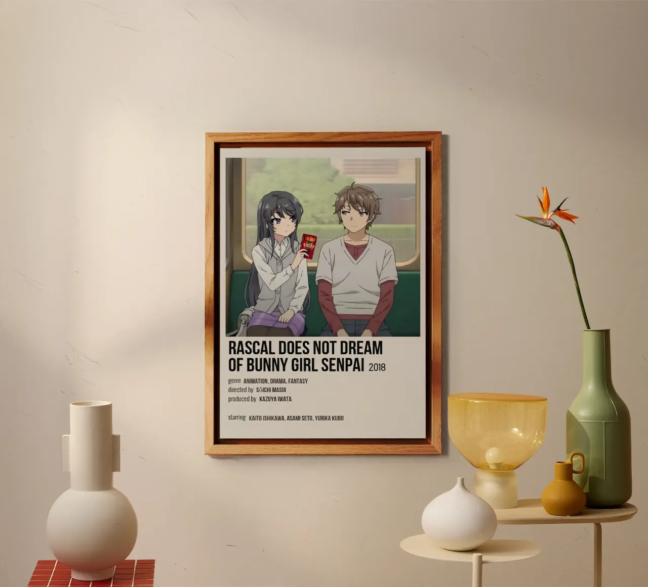 RASCAL DOES NOT DREAM OF BUNNY GIRL SENPAI 2018 alluminio dibond da Totoya