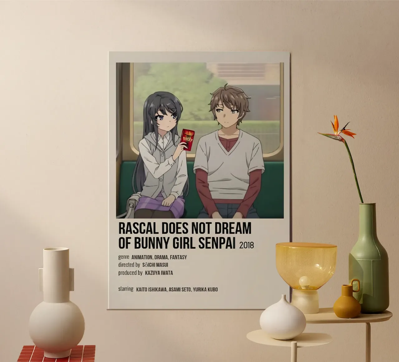 RASCAL DOES NOT DREAM OF BUNNY GIRL SENPAI 2018 carta hahnemühle da Totoya