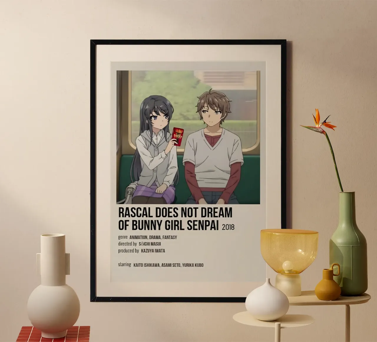 RASCAL DOES NOT DREAM OF BUNNY GIRL SENPAI 2018 carta hahnemühle da Totoya