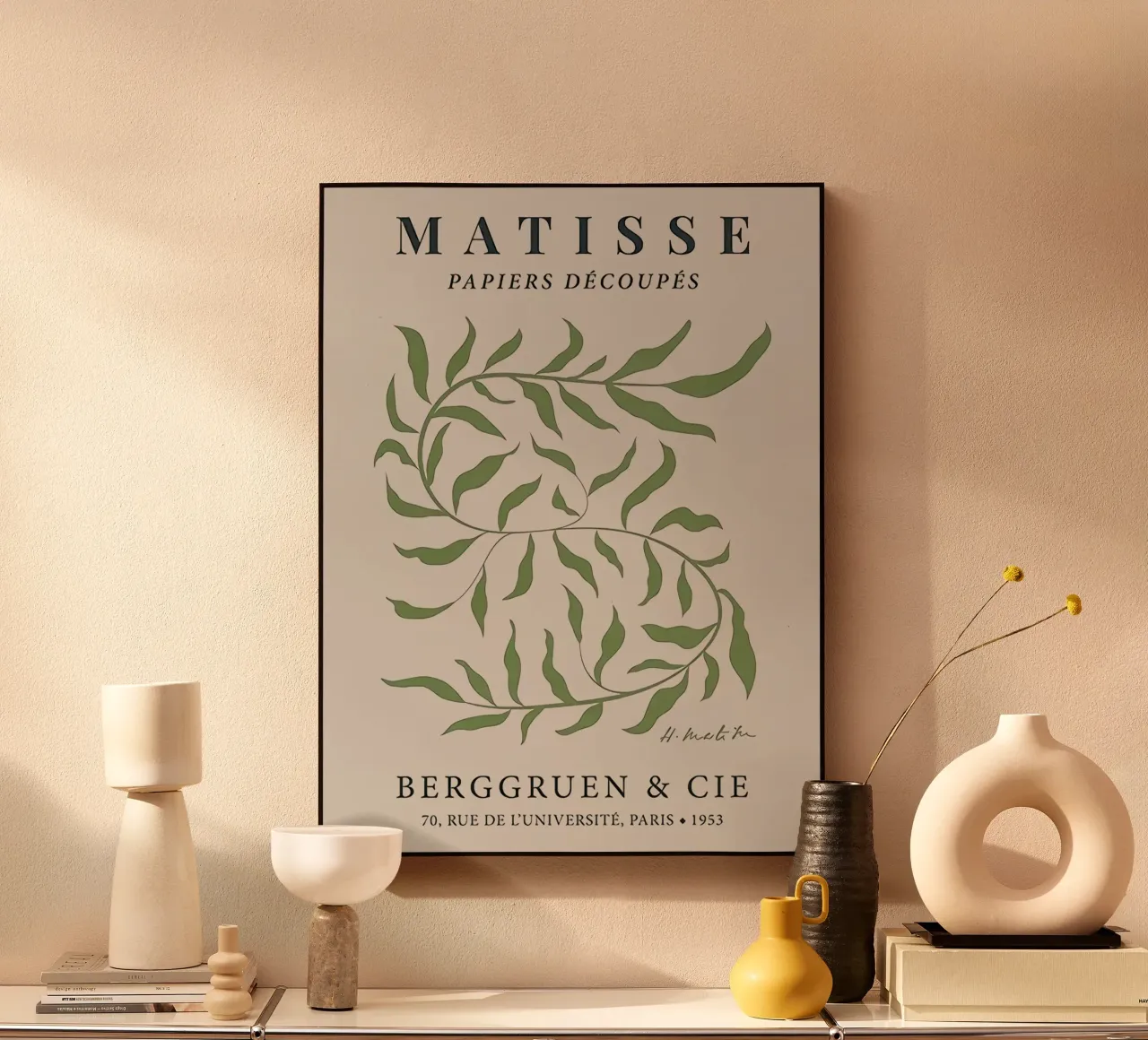 Matisse Papiers Decoupes Berggruen & Cie 1953 No.1 plexiglass da Kunzeworld