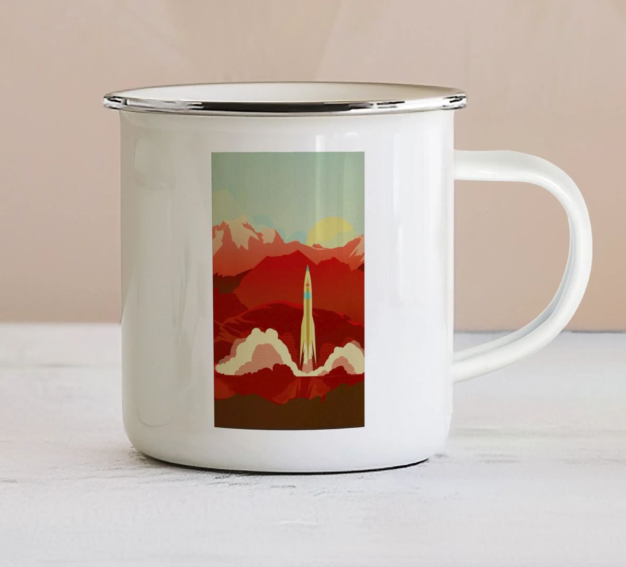 The Uncharted tazza in smalto da Danny Haas