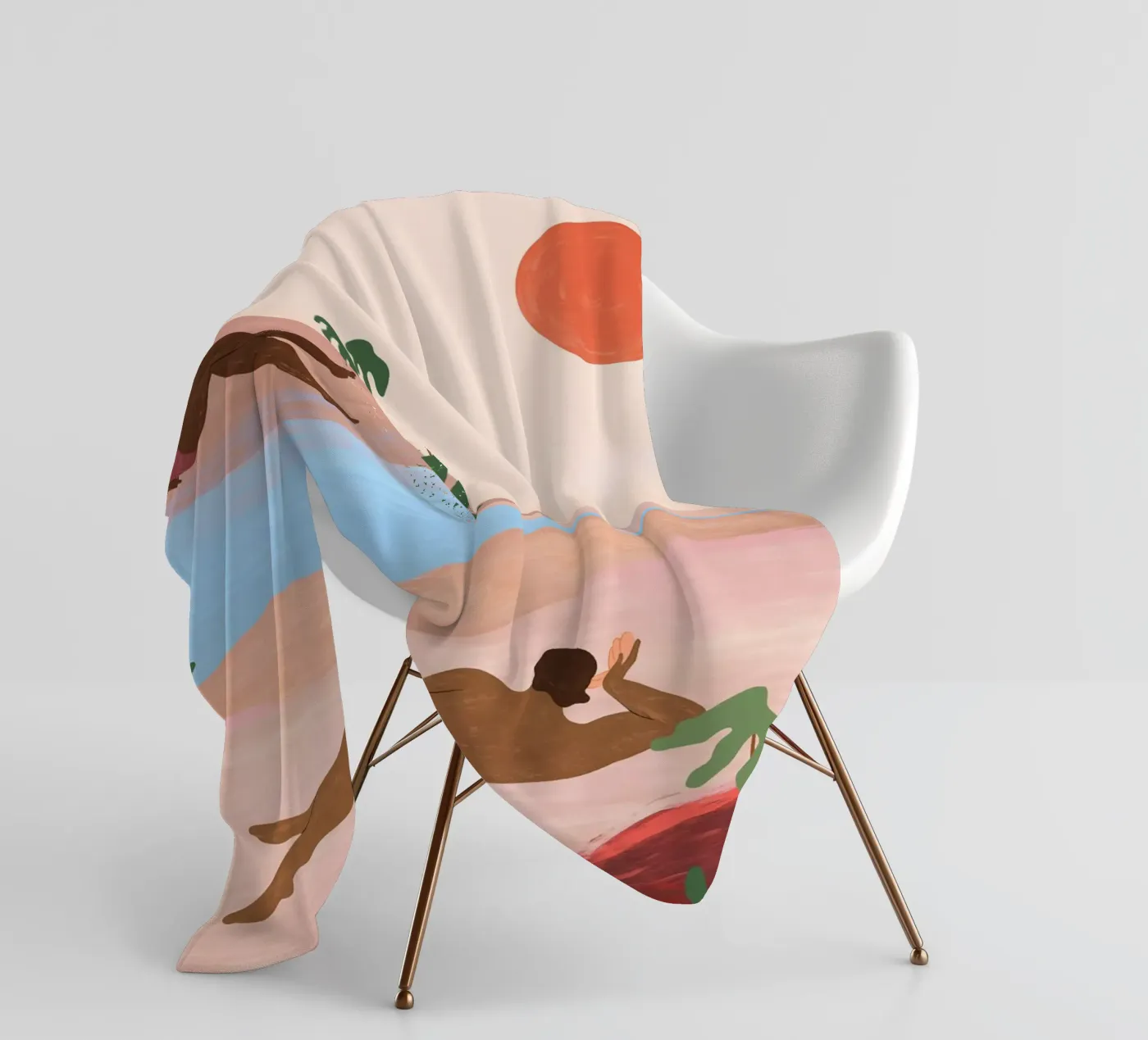 Beach Please fleecedeken van Arty Guava