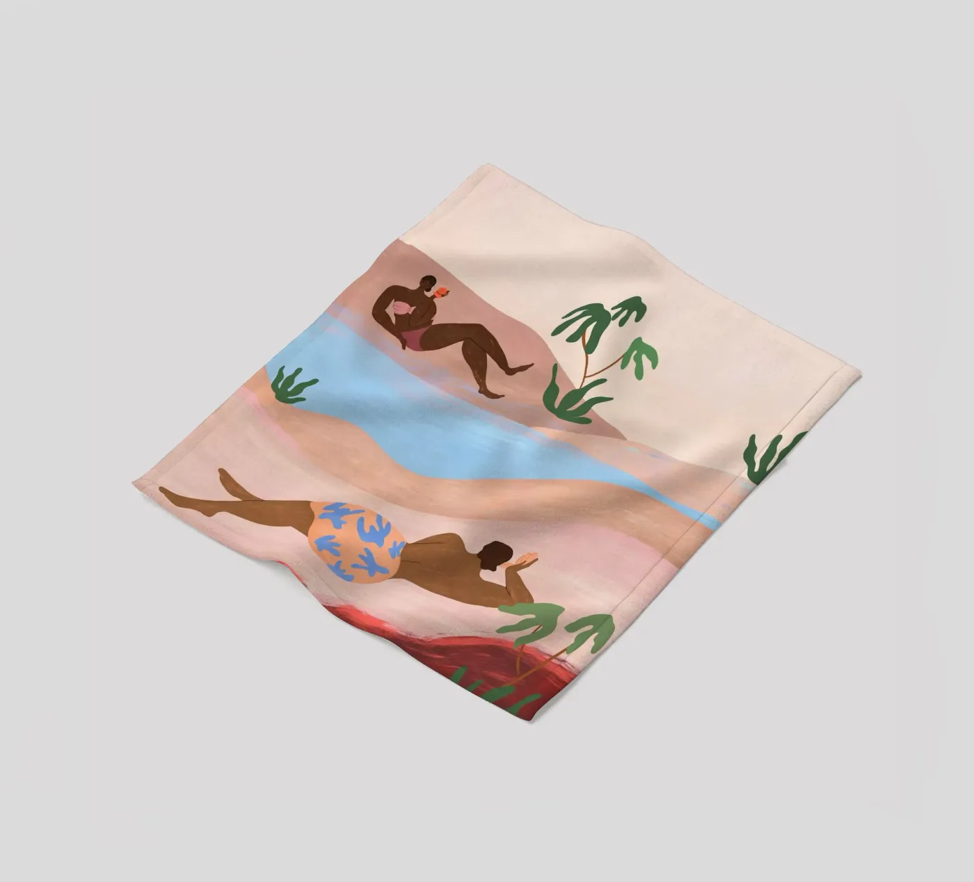 Beach Please fleecedeken van Arty Guava