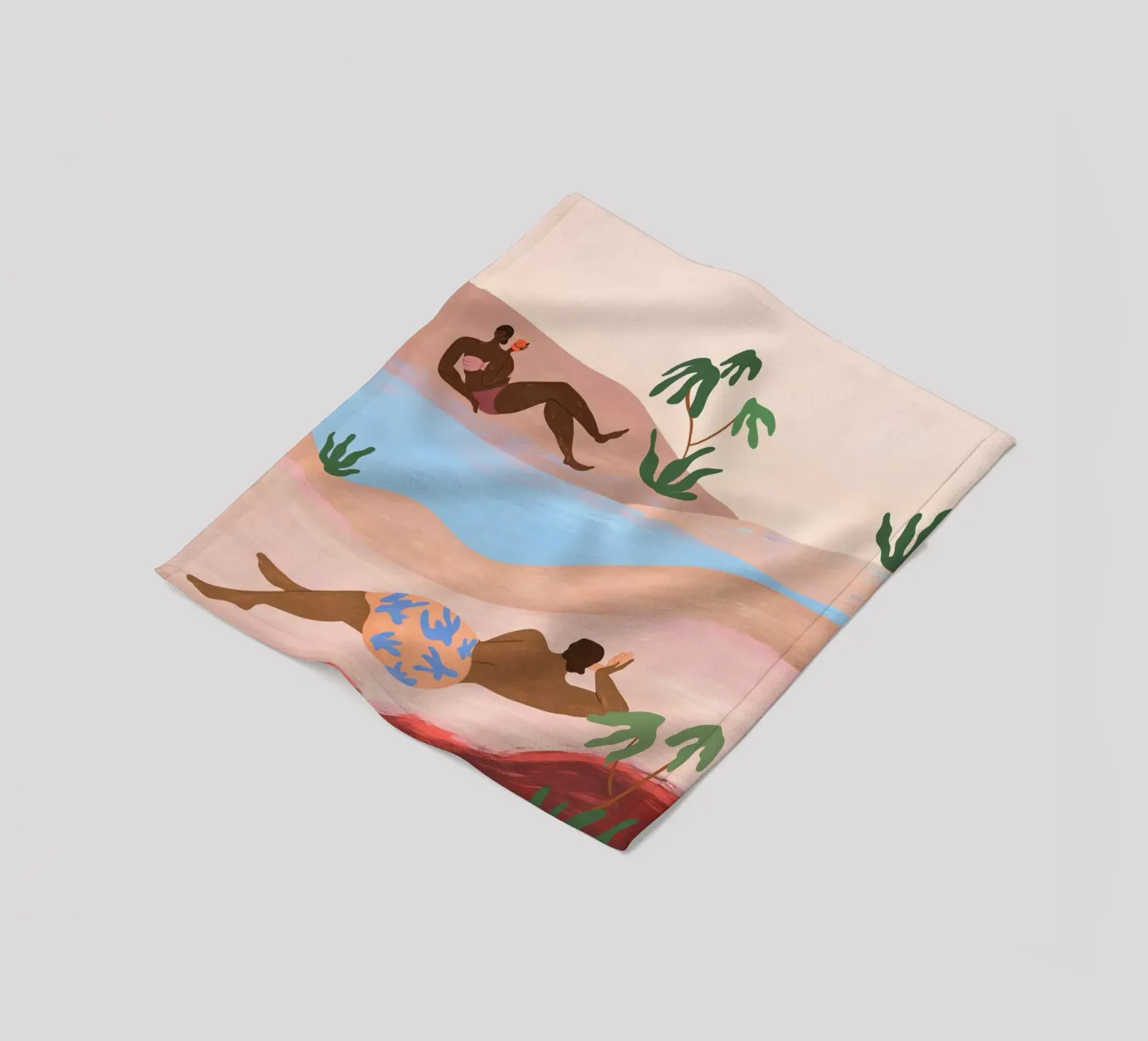 Beach Please fleecedeken van Arty Guava