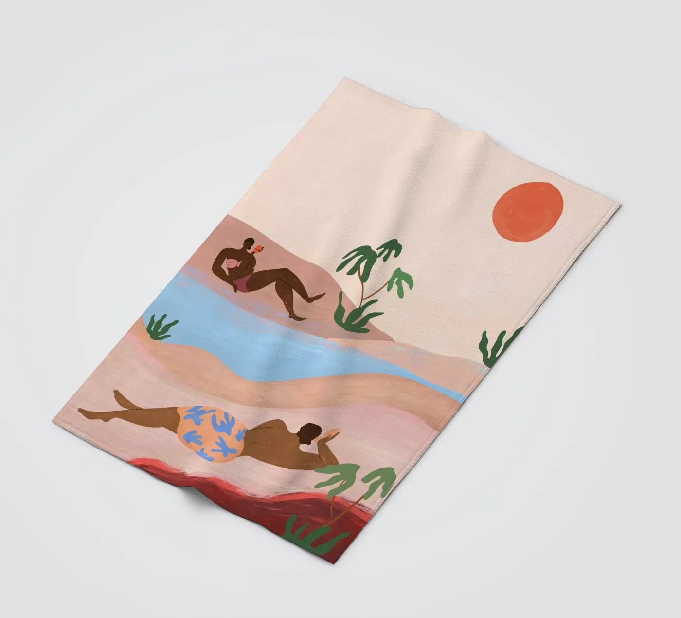 Beach Please fleecedeken van Arty Guava