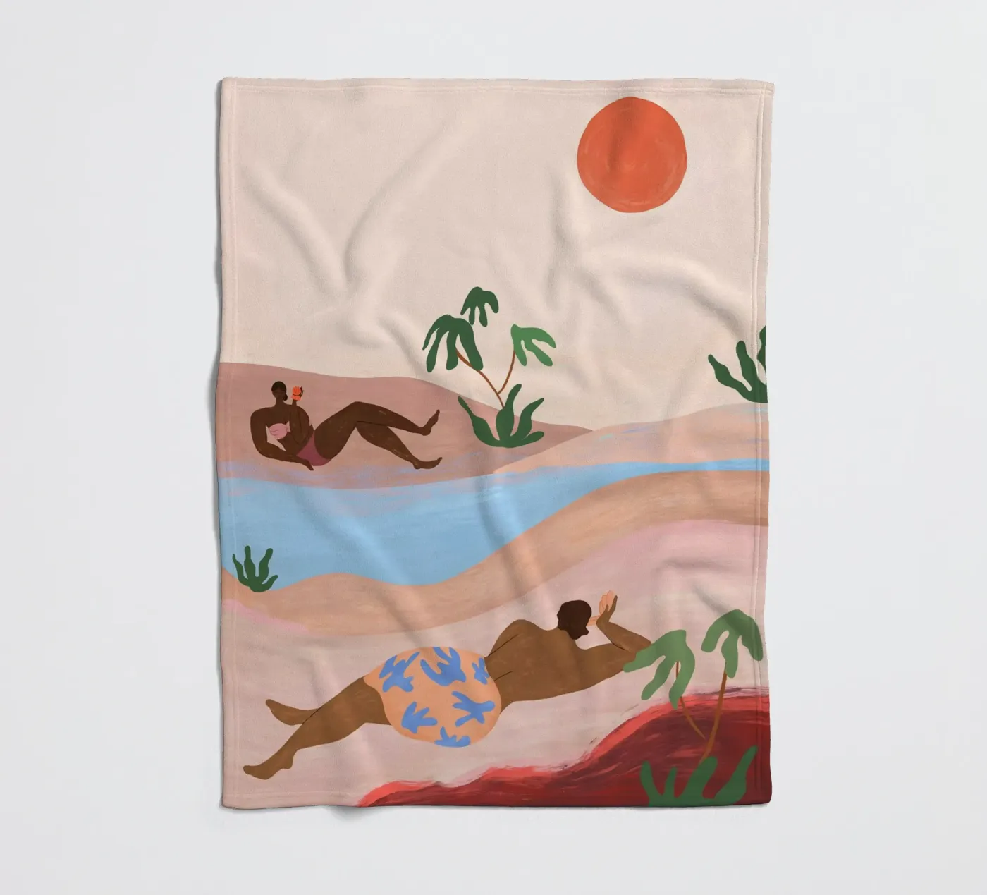 Beach Please fleecedeken van Arty Guava