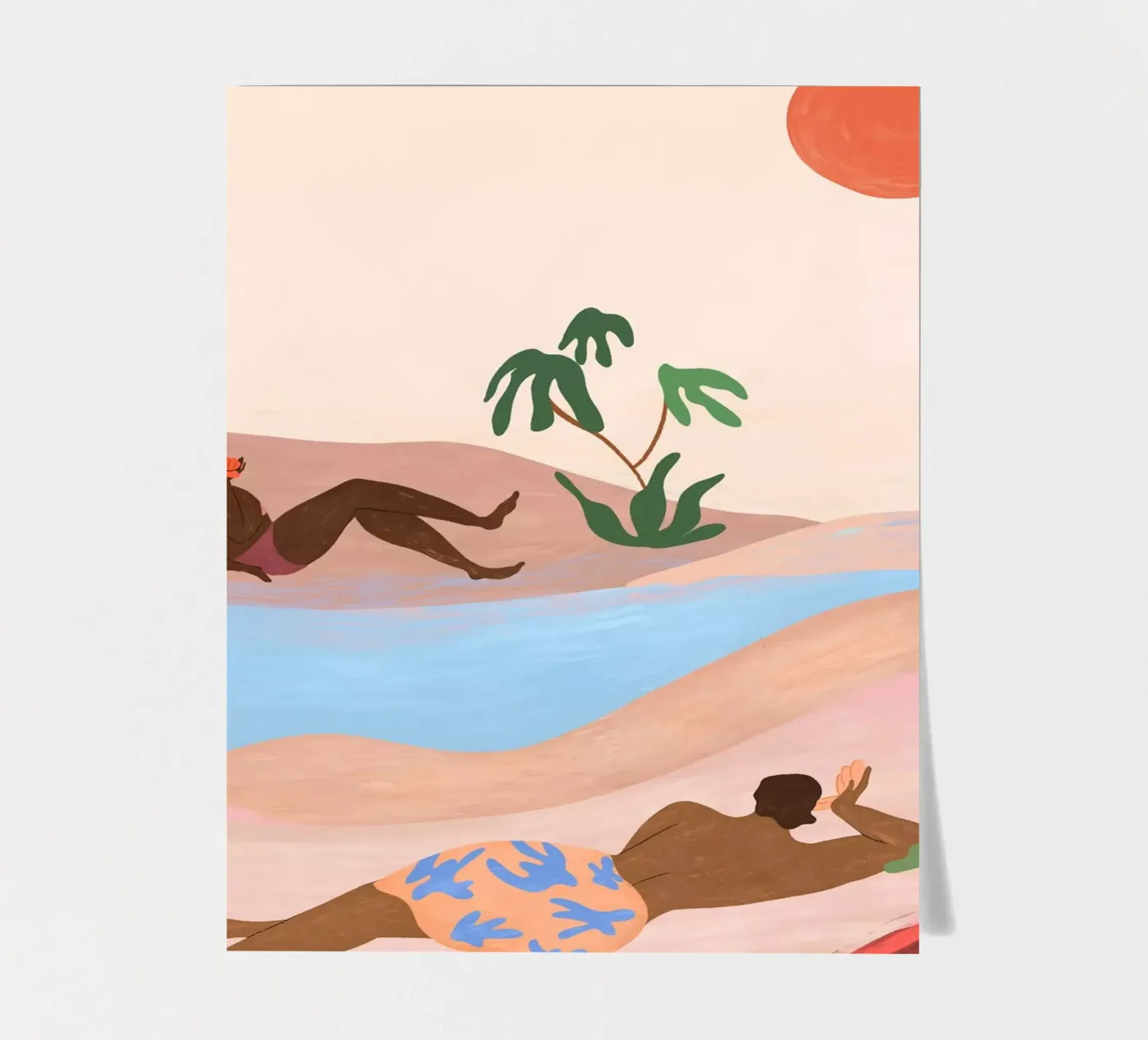 Beach Please sticker sheet by Arty Guava