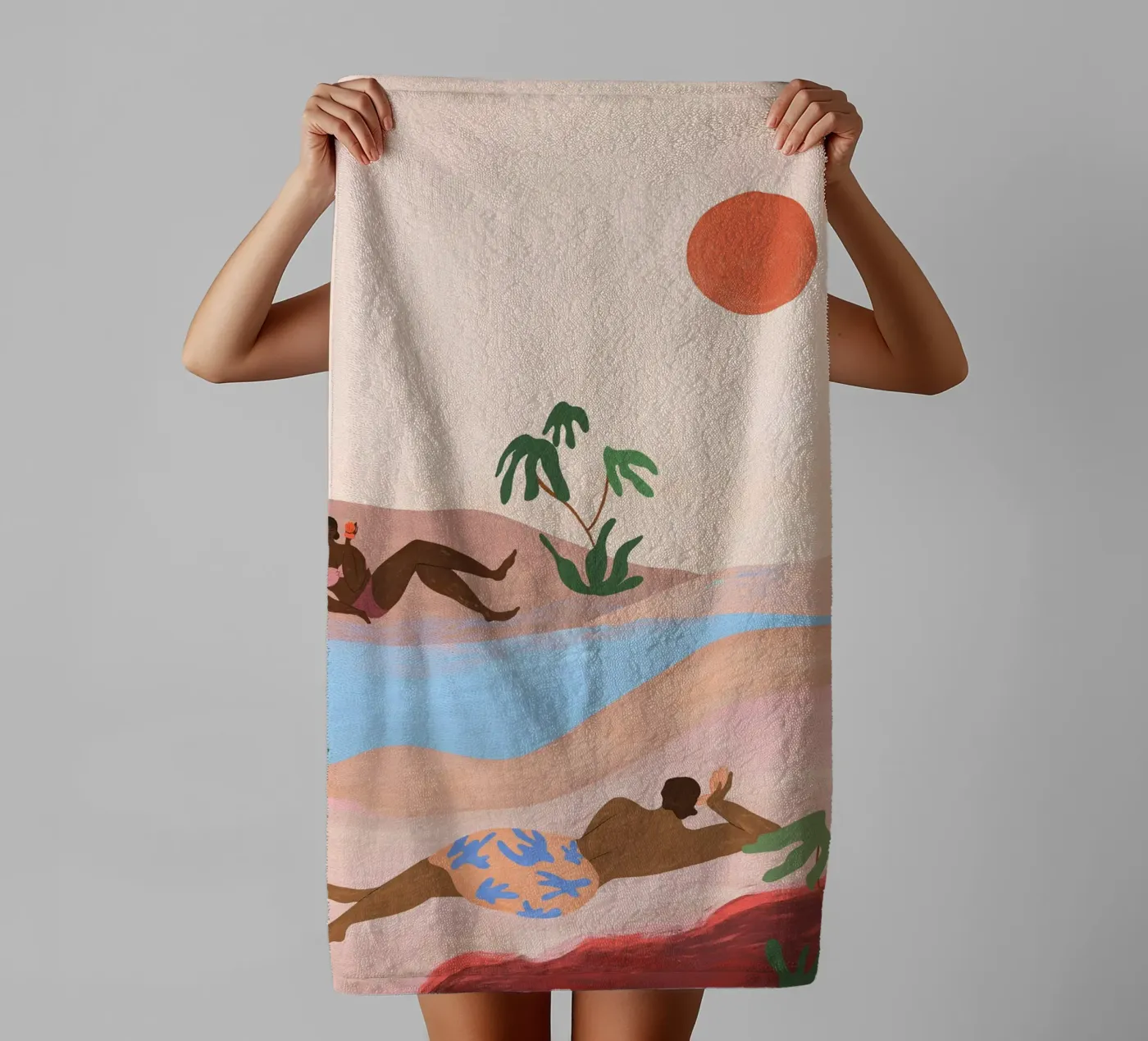 Beach Please towel by Arty Guava
