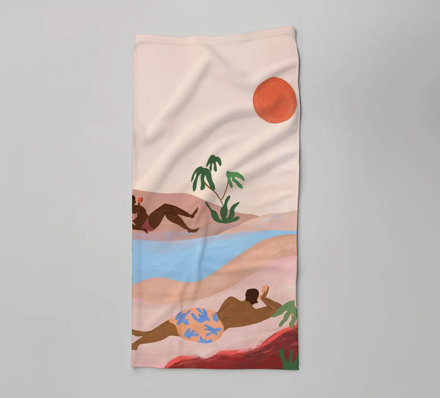 Beach Please towel by Arty Guava