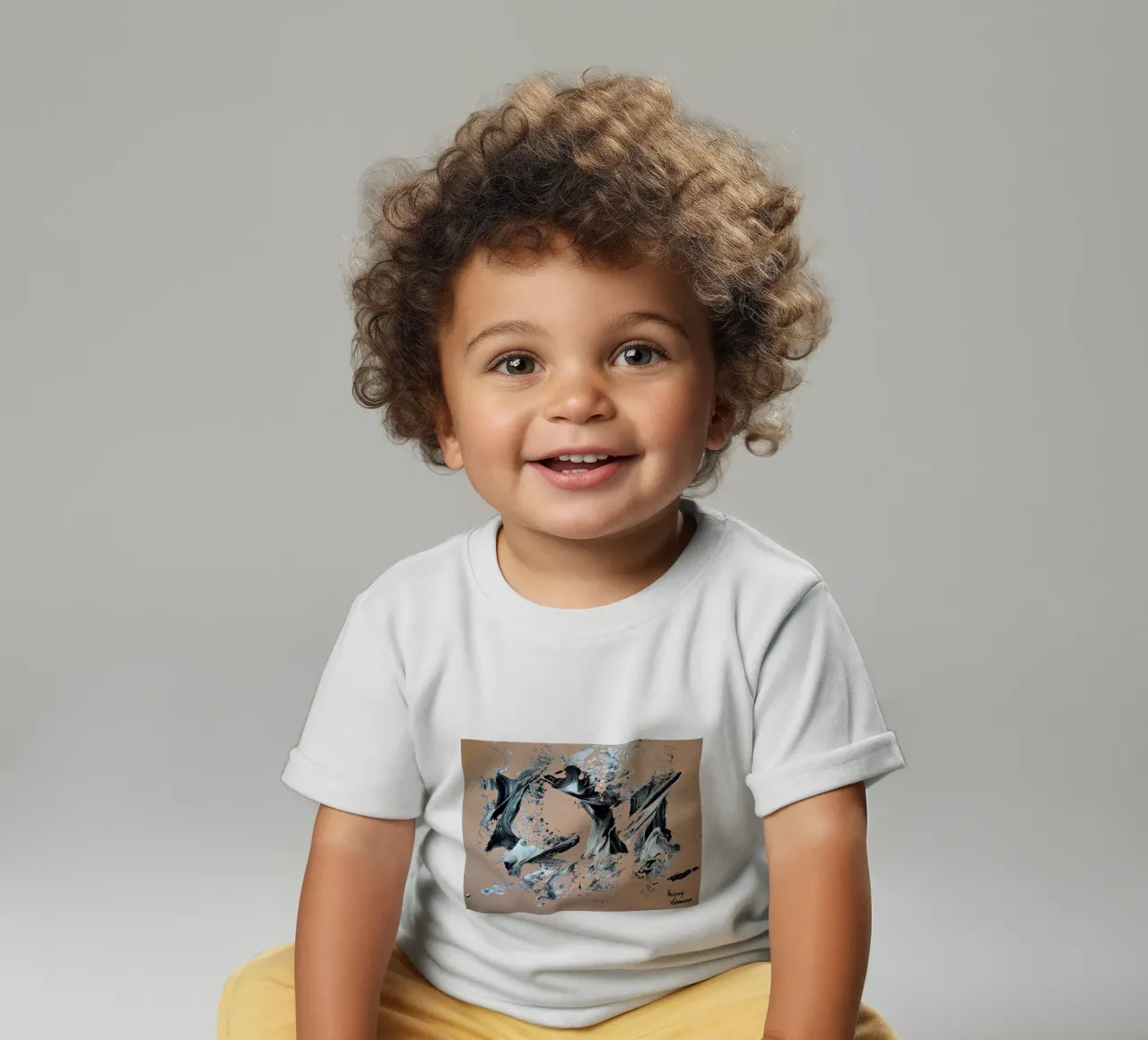 MESSAGE FROM THE HEART 28 maglietta neonato da Thierry Vobmann Abstract painting