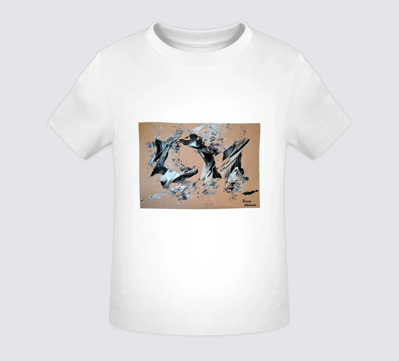 MESSAGE FROM THE HEART 28 camiseta de bebé de Thierry Vobmann Abstract painting