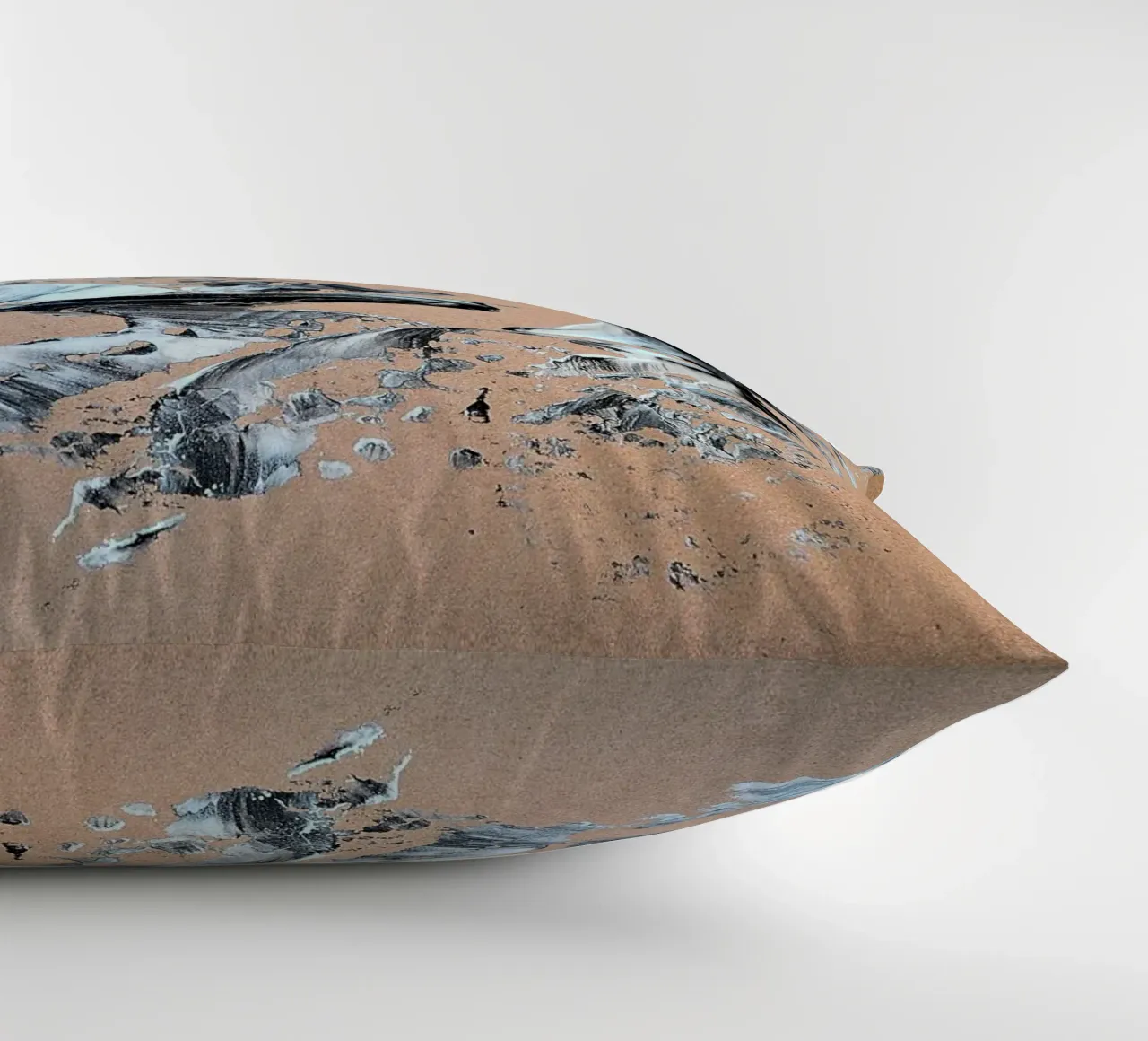 MESSAGE FROM THE HEART 28 cuscino da Thierry Vobmann Abstract painting