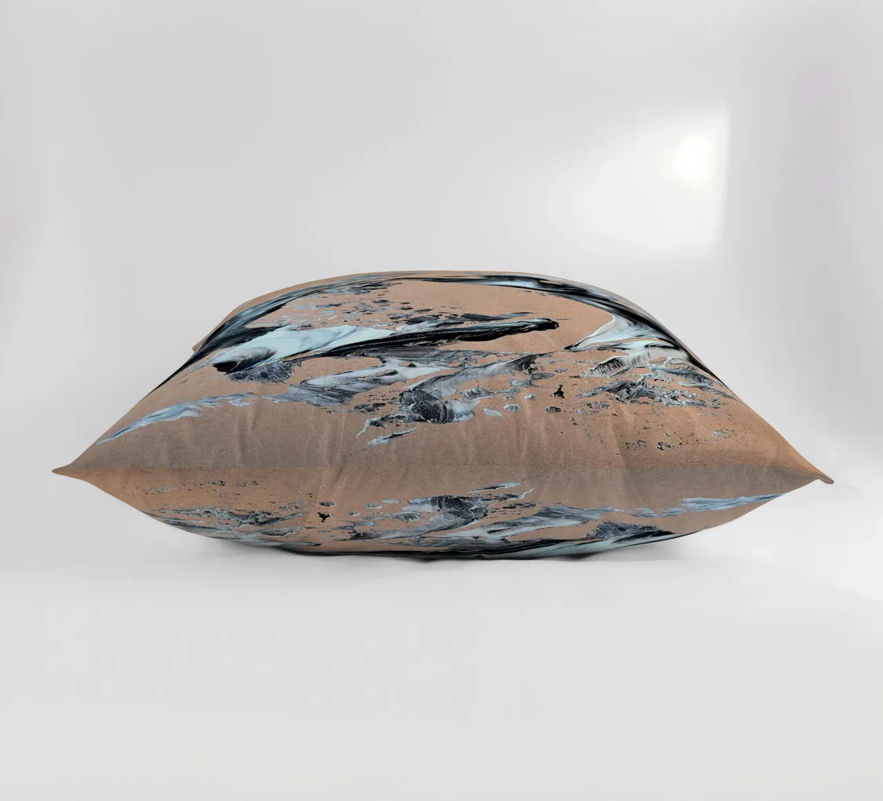 MESSAGE FROM THE HEART 28 cuscino da Thierry Vobmann Abstract painting