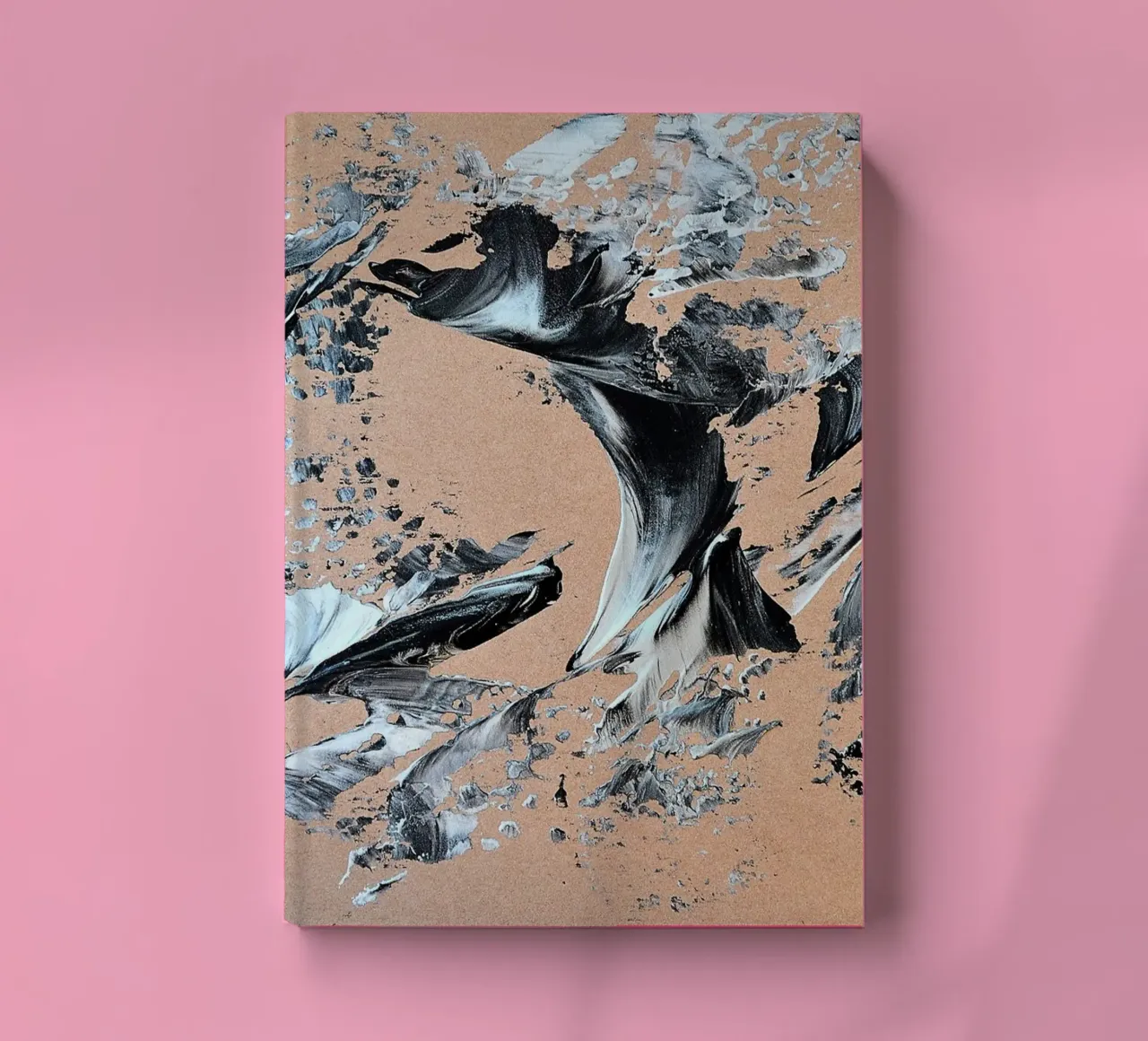 MESSAGE FROM THE HEART 28 notebook by Thierry Vobmann Abstract painting