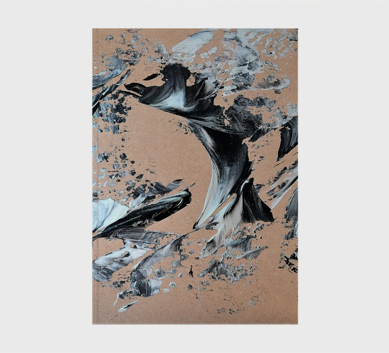 MESSAGE FROM THE HEART 28 notebook by Thierry Vobmann Abstract painting