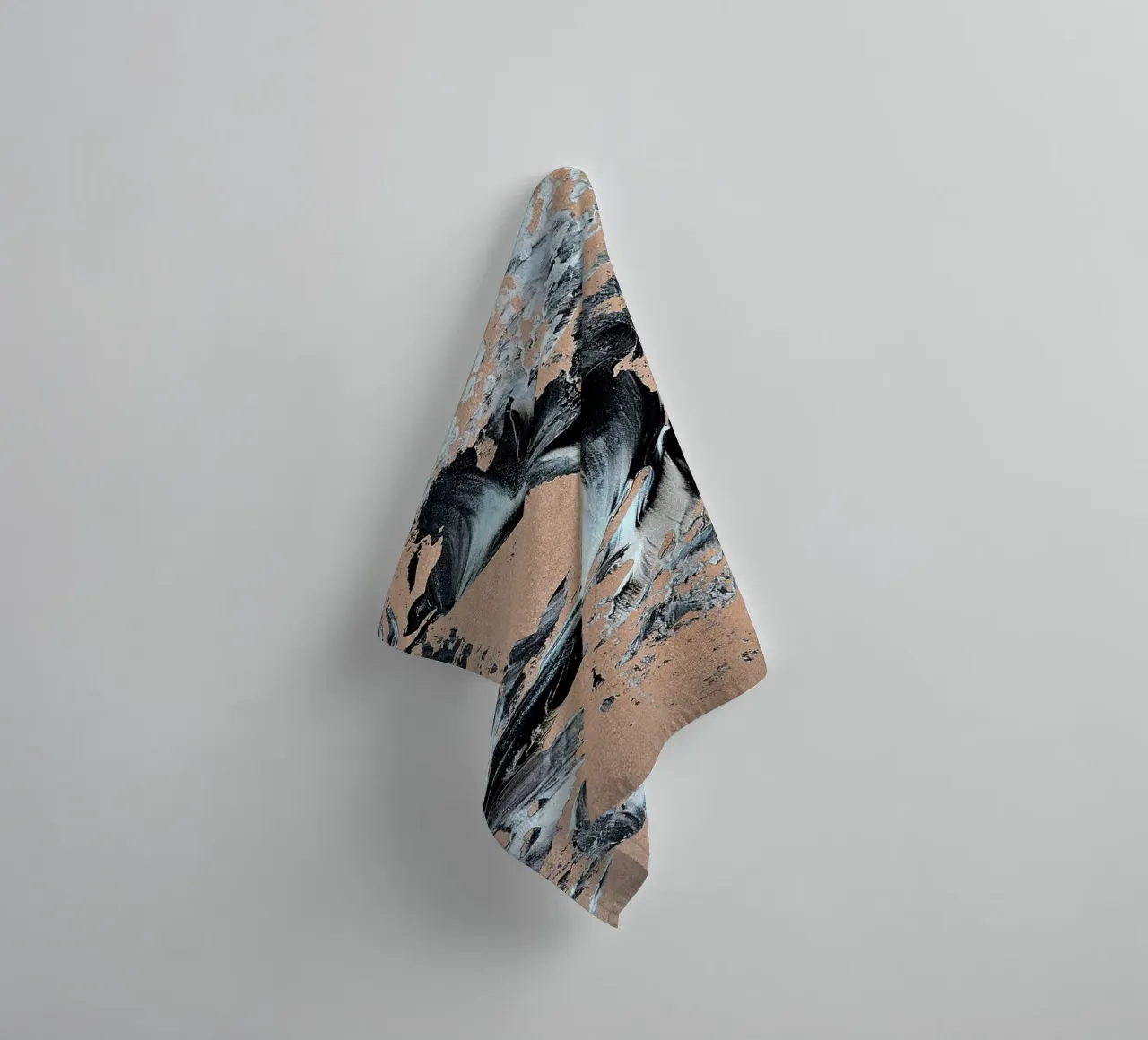 MESSAGE FROM THE HEART 28 asciugamano da bagno da Thierry Vobmann Abstract painting