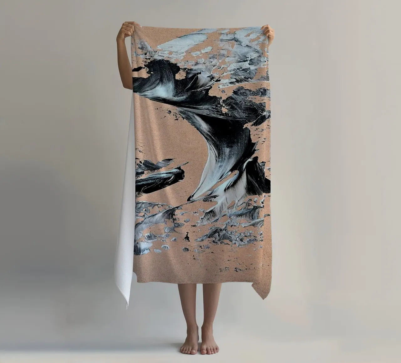 MESSAGE FROM THE HEART 28 telo mare da Thierry Vobmann Abstract painting