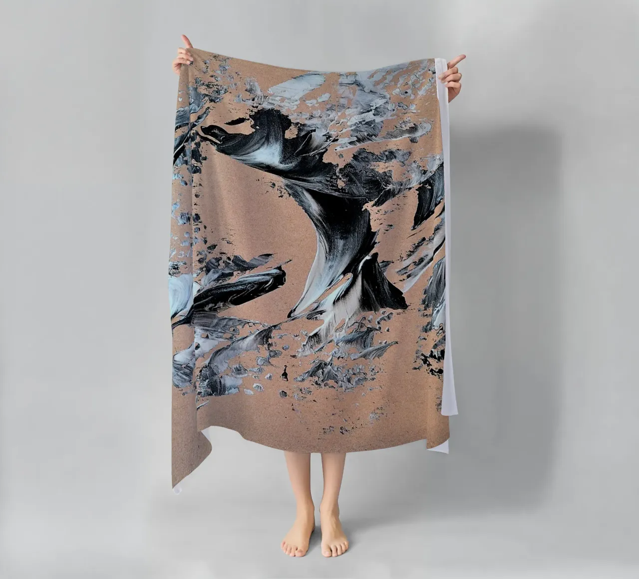 MESSAGE FROM THE HEART 28 telo mare da Thierry Vobmann Abstract painting