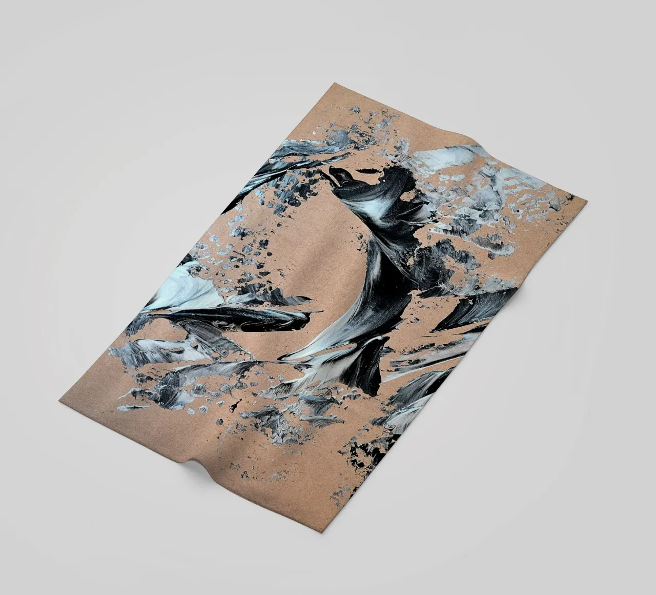 MESSAGE FROM THE HEART 28 telo mare da Thierry Vobmann Abstract painting