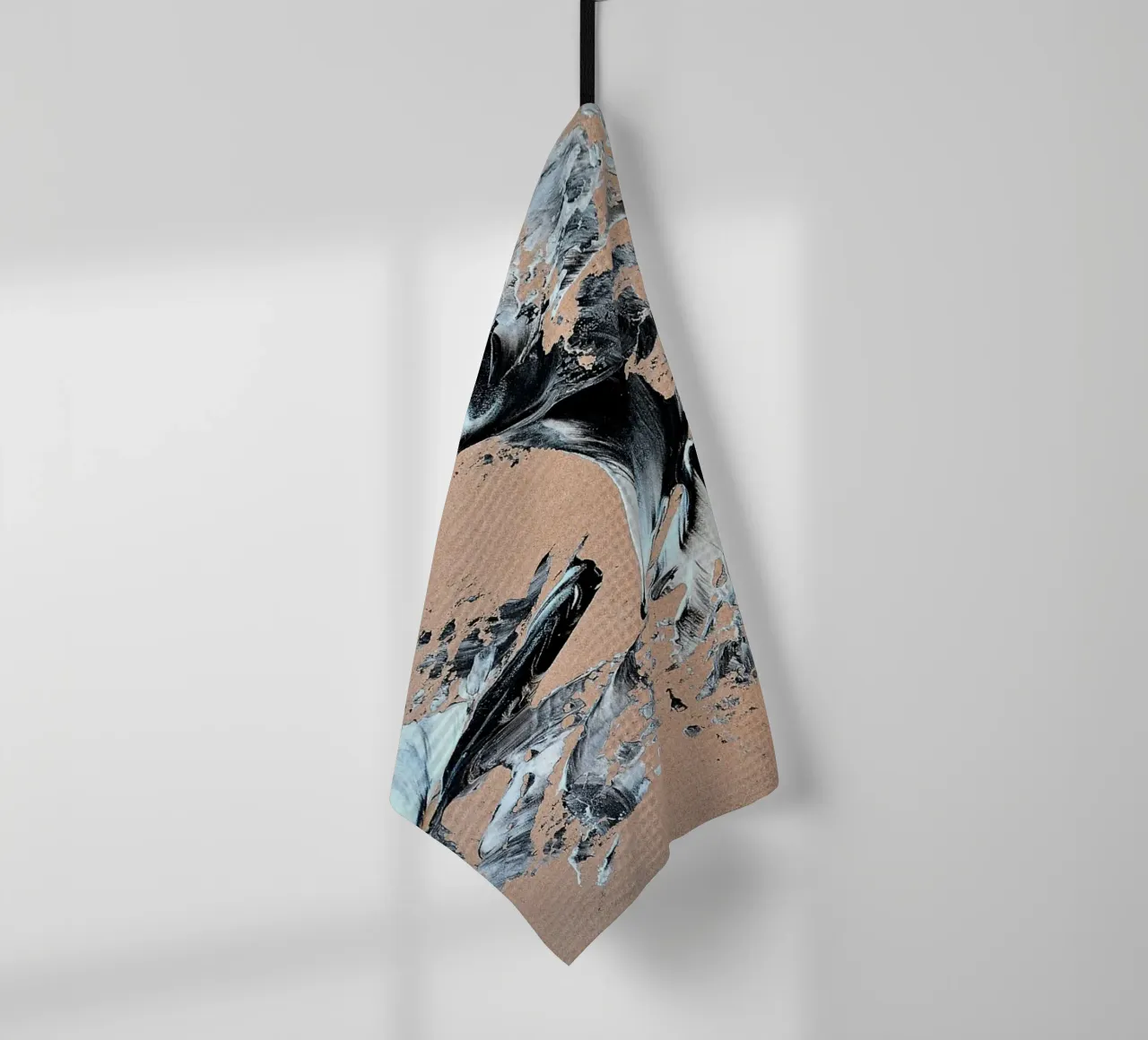 MESSAGE FROM THE HEART 28 canovaccio da cucina da Thierry Vobmann Abstract painting