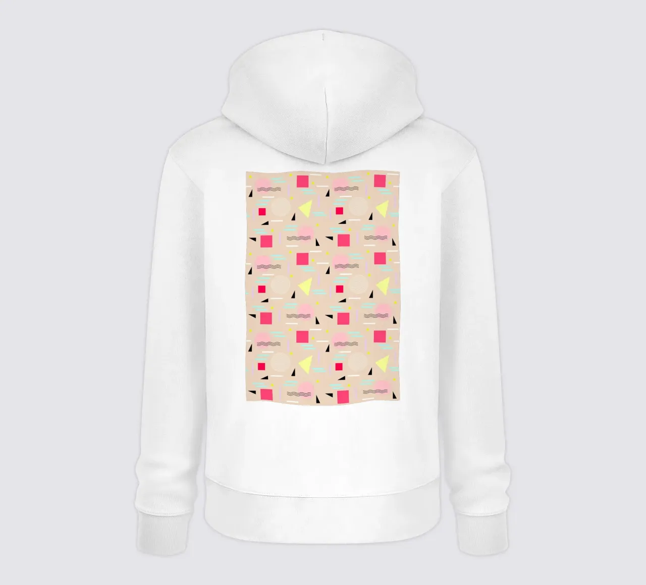 Memphis Forever Beige felpa con cappuccio da SilverPegasus
