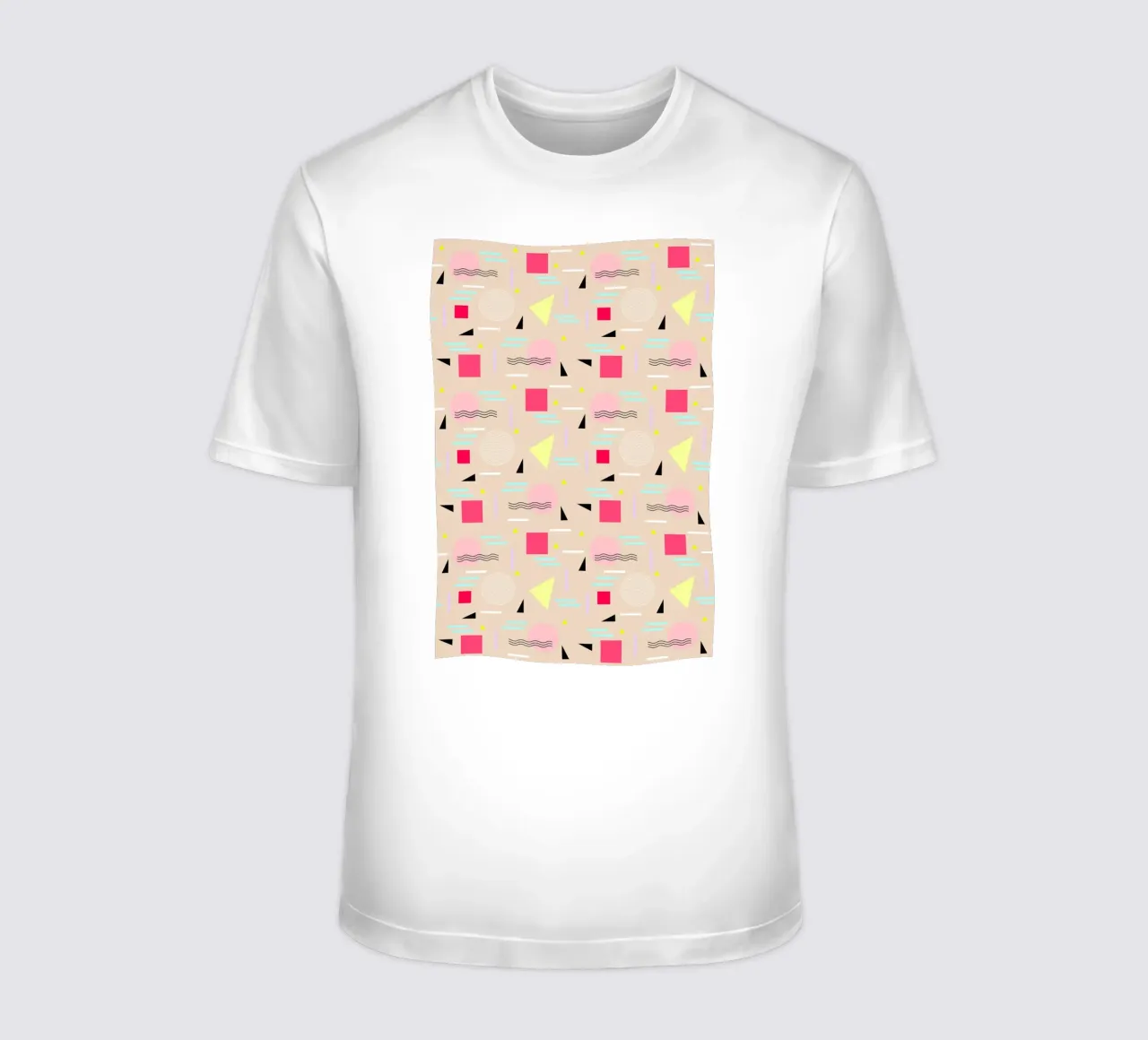 Memphis Forever Beige t-shirt da SilverPegasus