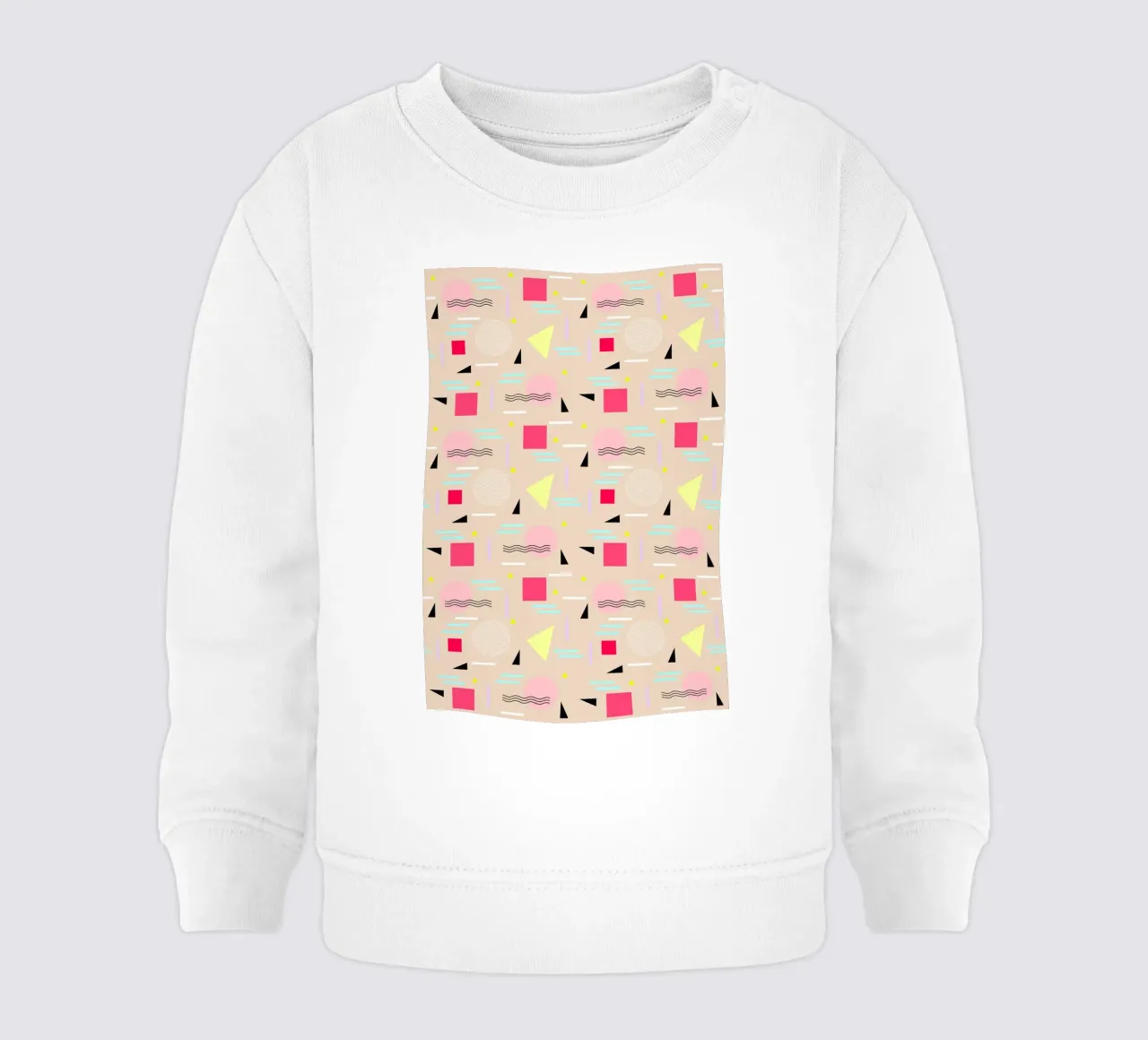 Memphis Forever Beige felpa neonato da SilverPegasus