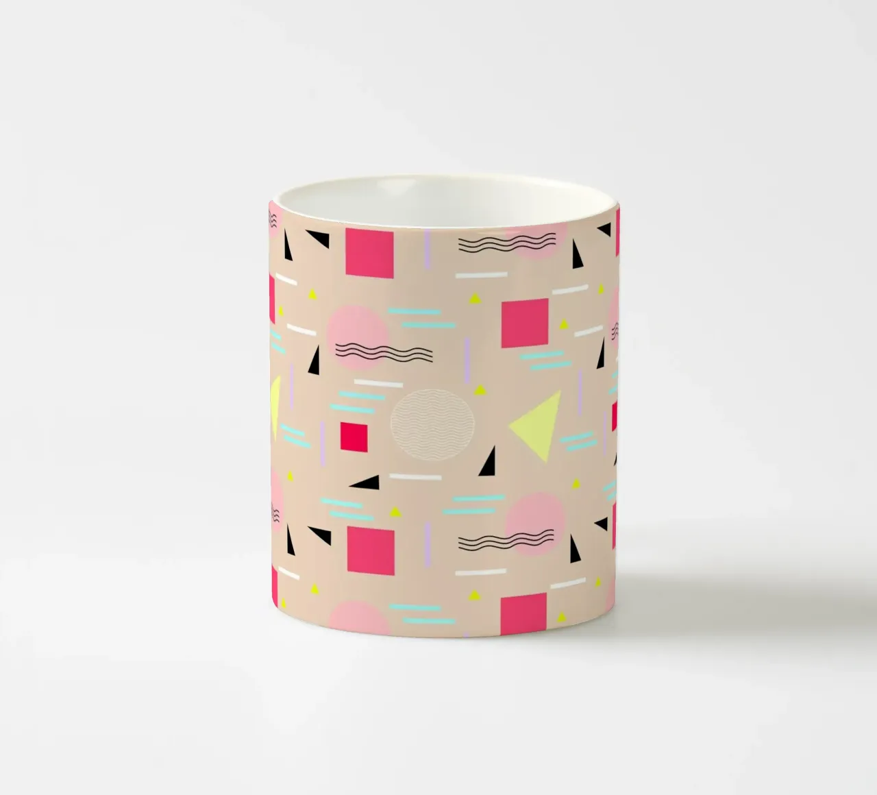 Memphis Forever Beige tazza in ceramica da SilverPegasus