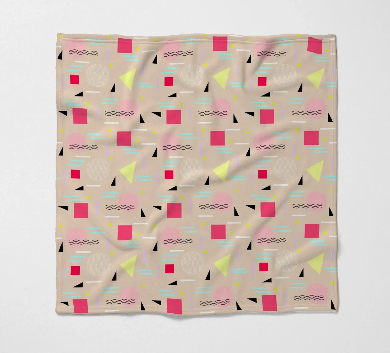 Memphis Forever Beige coperta in pile da SilverPegasus