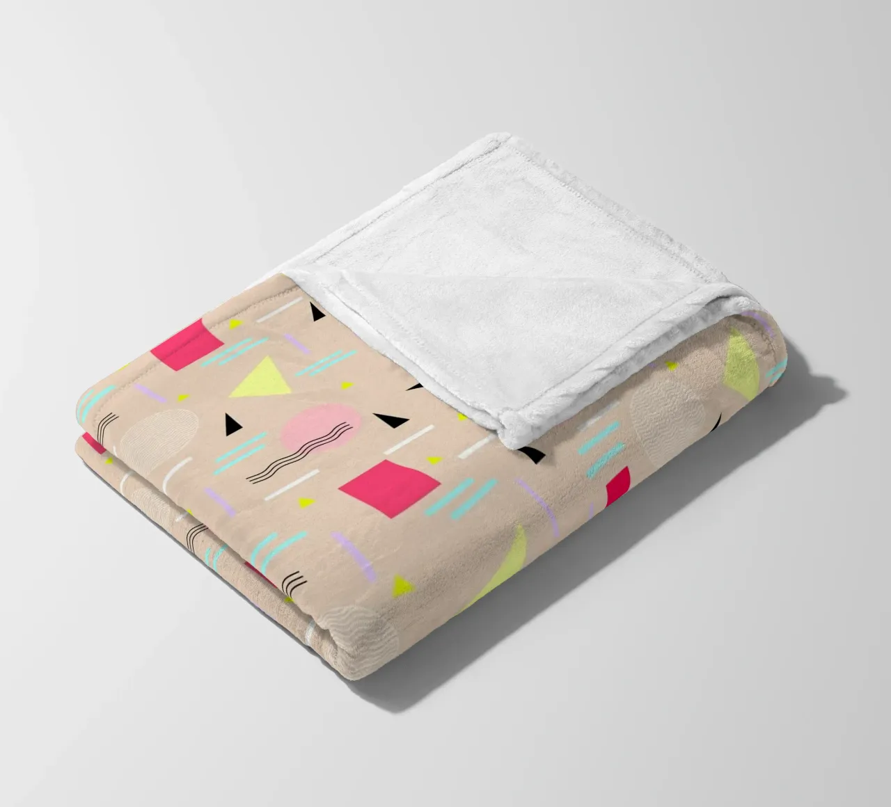 Memphis Forever Beige coperta in pile da SilverPegasus