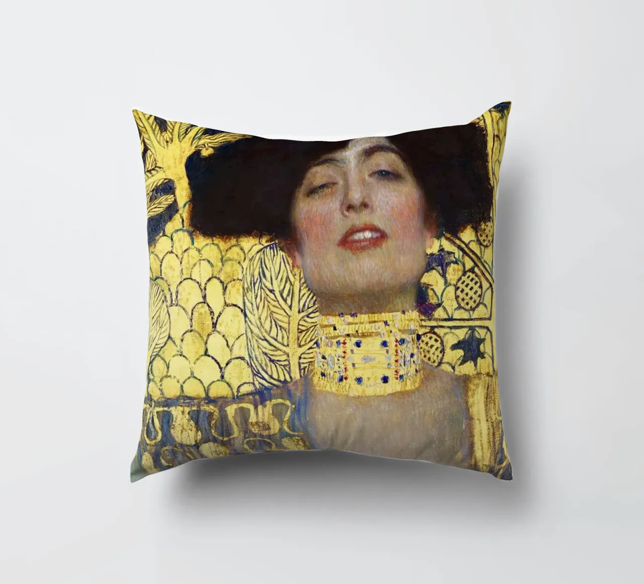 Giuditta e la testa di Oloferne di Gustav Klimt (1901) cuscino da Gustav Klimt ART Prints