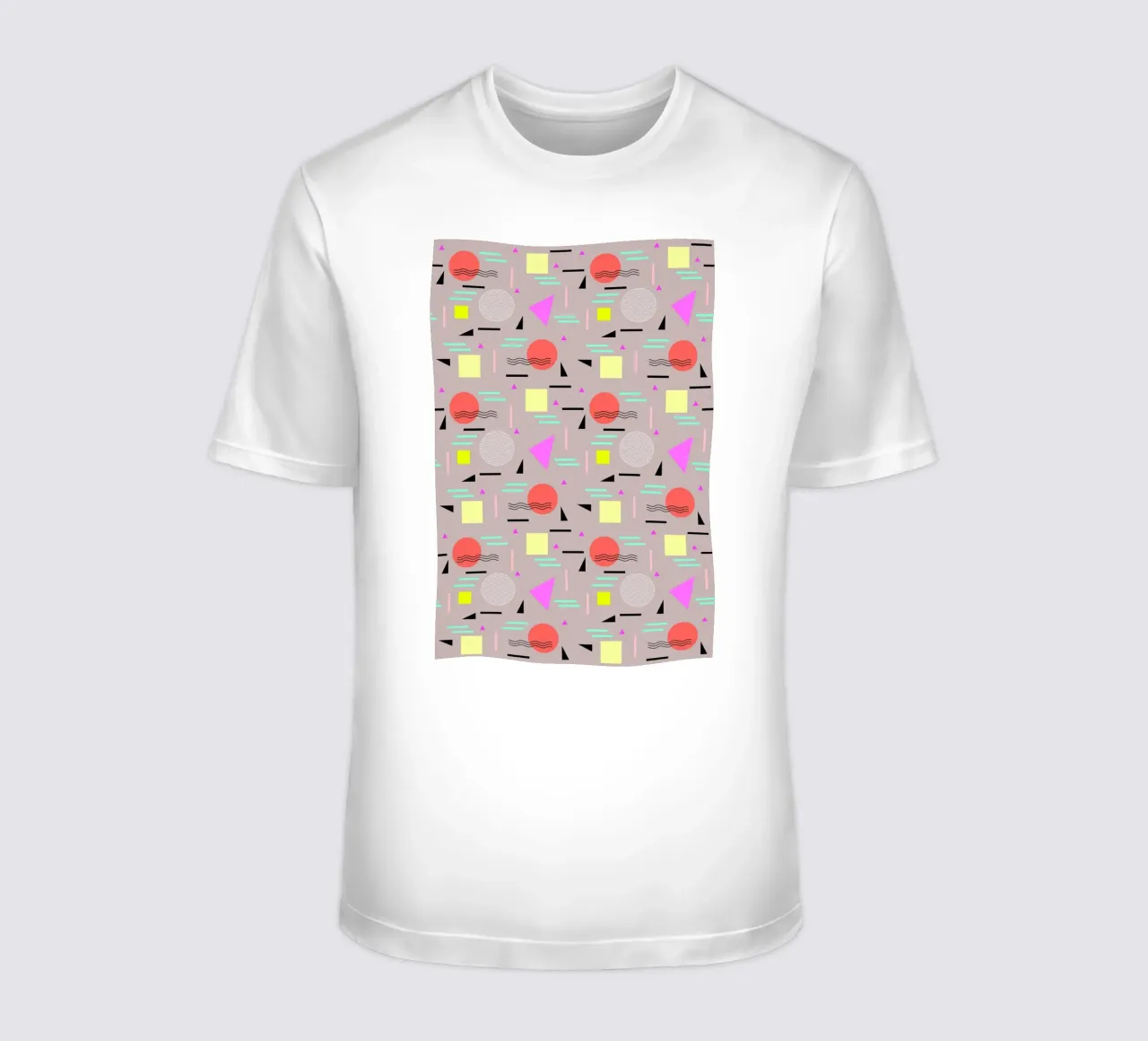 Memphis Forever Taupe T-Shirt von SilverPegasus