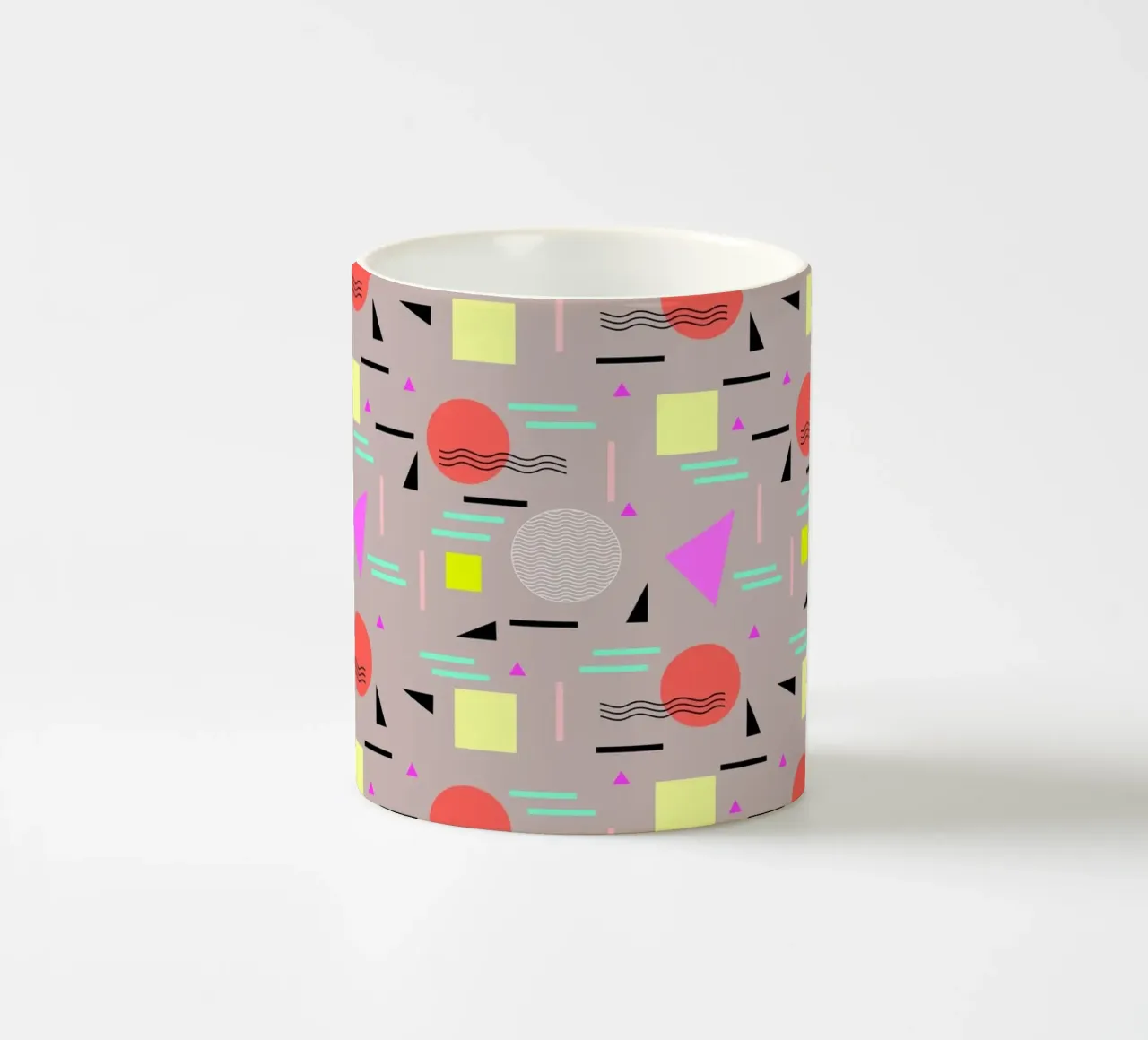 Memphis Forever Taupe tazza in ceramica da SilverPegasus