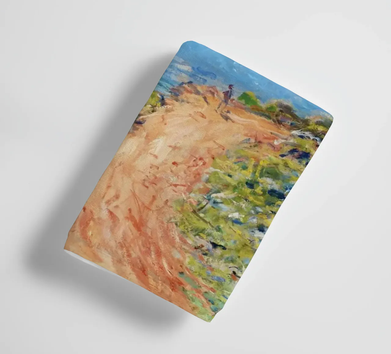 The Corniche near Monaco (1884) by Claude Monet towel by Venus Art