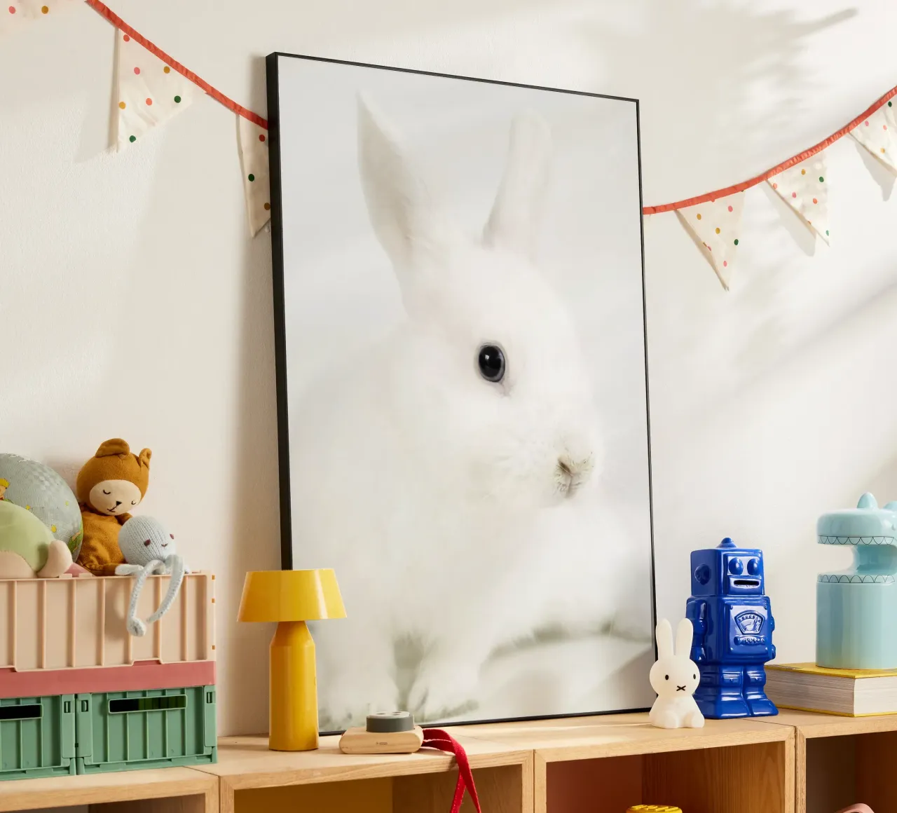 white rabbit pinki alluminio dibond da Alicia´s