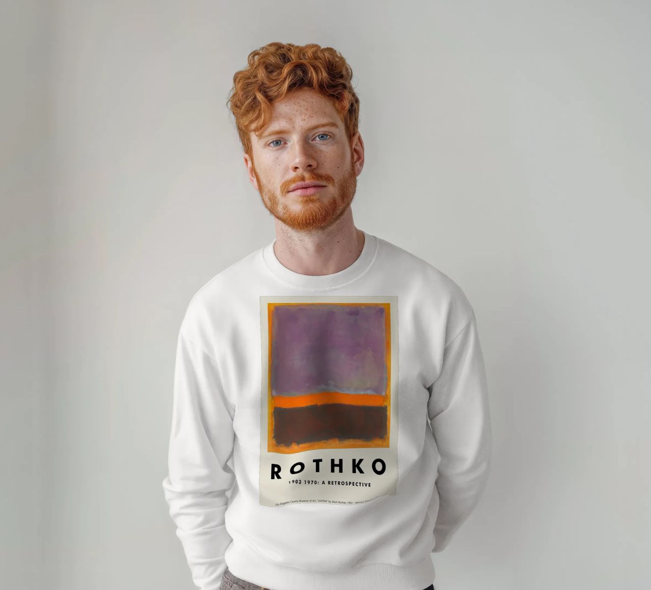 Retrospettiva Mark Rothko felpa da Spencershop