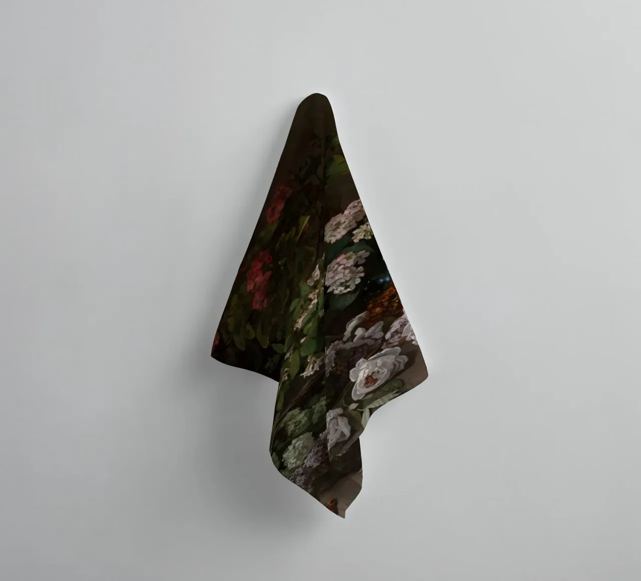 Claude Monet – Spring Flowers (1864) towel by Wirla