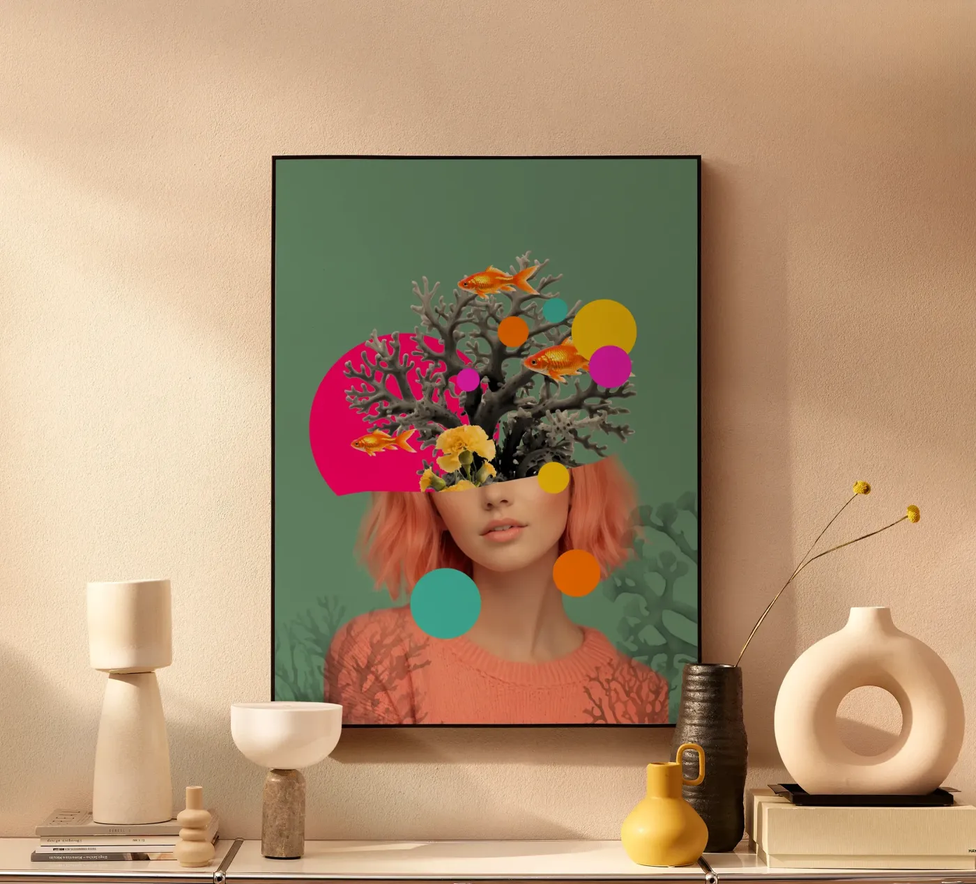 Coral Thoughts Acryl-Glas von Indigo Rain