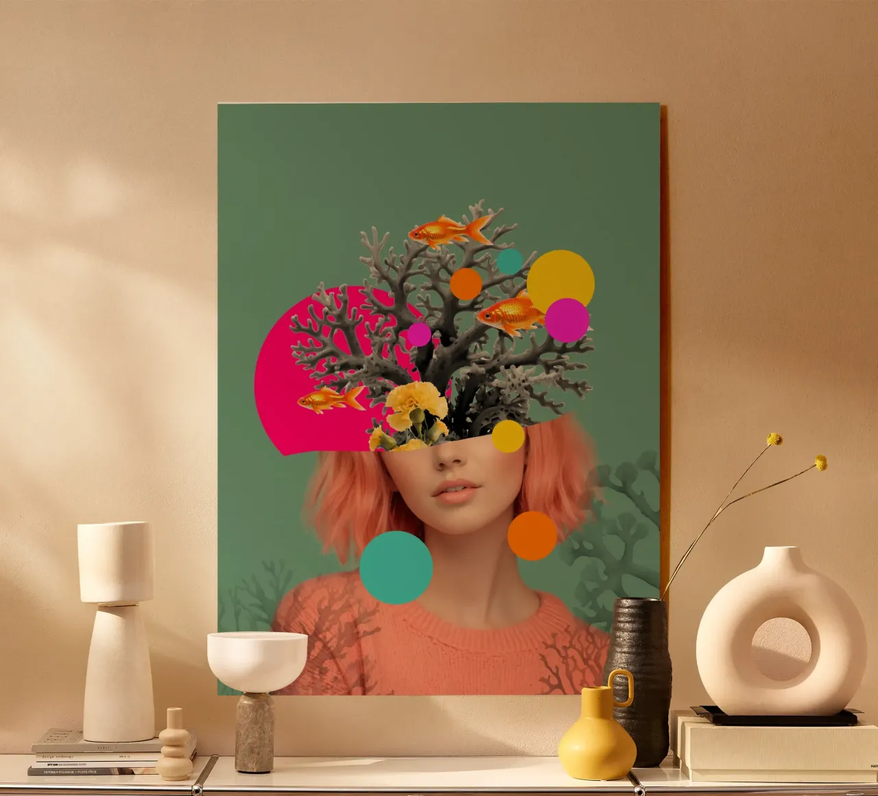 Coral Thoughts acrylic glass by Indigo Rain