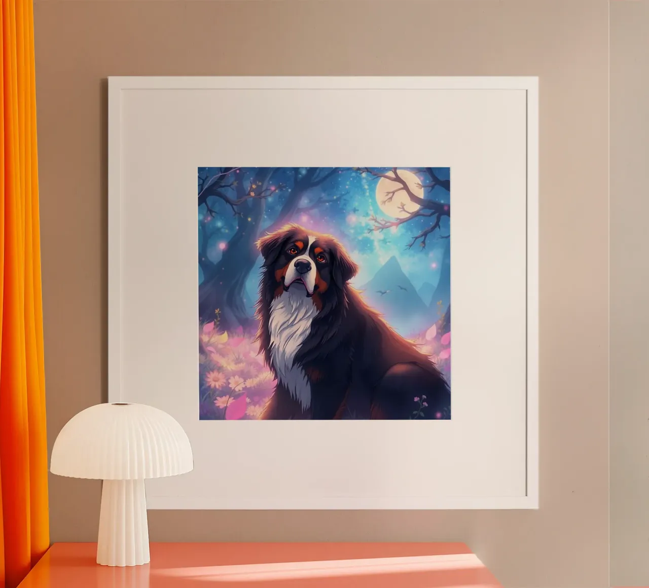 Bellissimo cane da montagna bernese #108 poster da Yumis.Beargang.and.Me