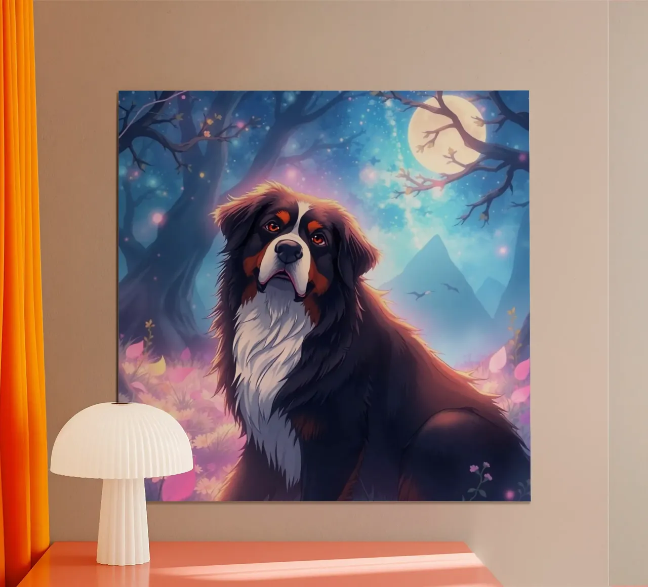Bellissimo cane da montagna bernese #108 poster da Yumis.Beargang.and.Me
