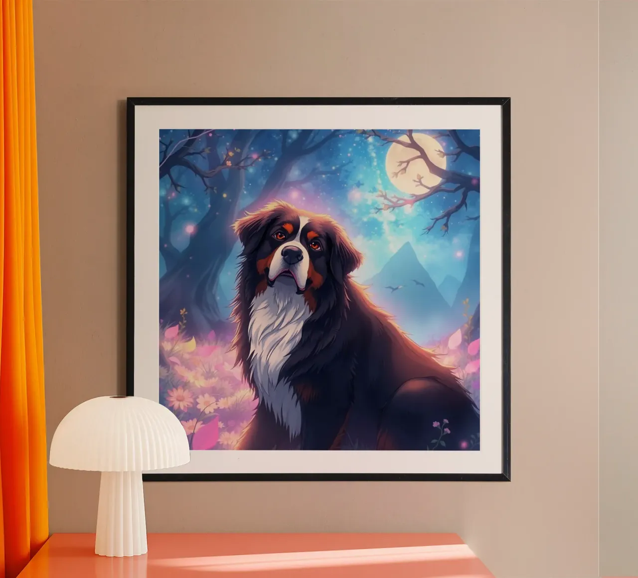 Bellissimo cane da montagna bernese #108 poster da Yumis.Beargang.and.Me
