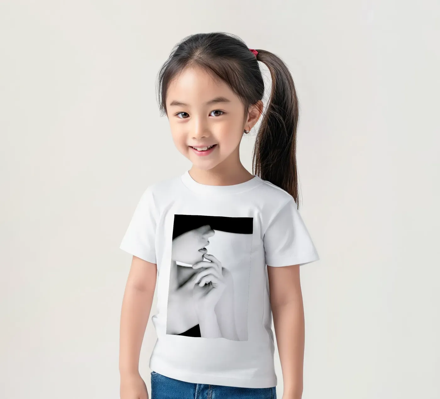 Pose kinder t-shirt van Runway Collective