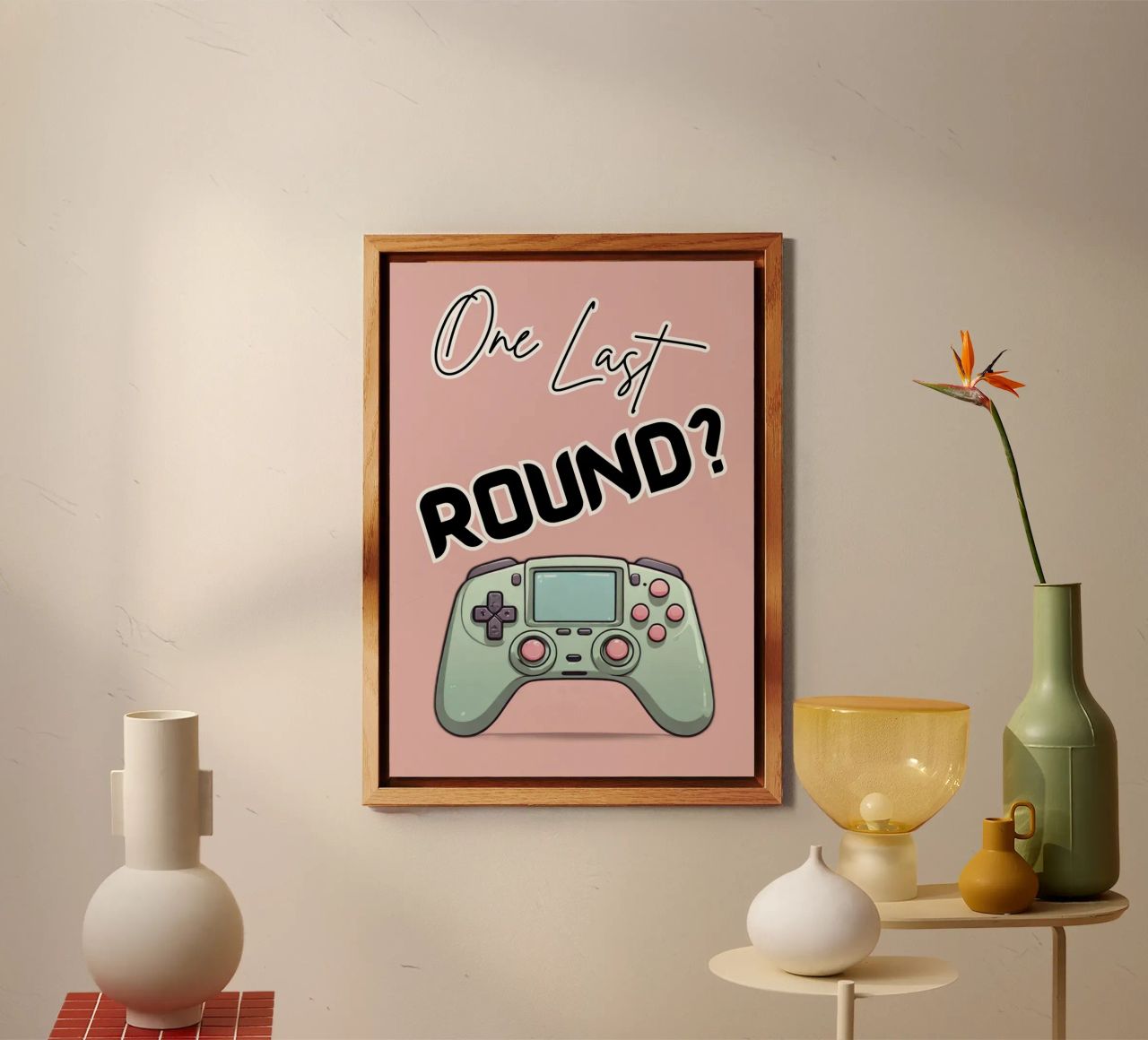 Controller di gioco One Last Round per giocatori e streamer alluminio dibond da Cold Wild